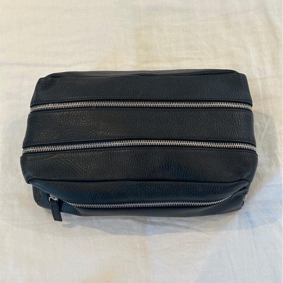 Gucci Other - Black Leather Gucci Bag/Toiletry Bag